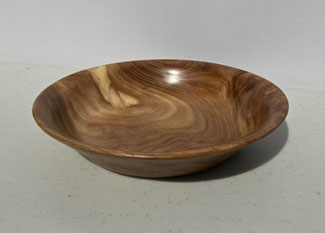Handmade wood bowls just finished from a variety of species of trees